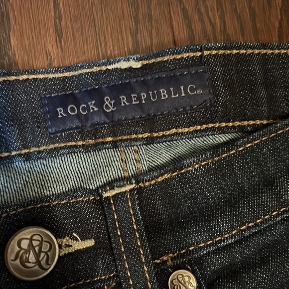 Rock and Republic dark blue jeans Size 8 - Picture 3 of 7
